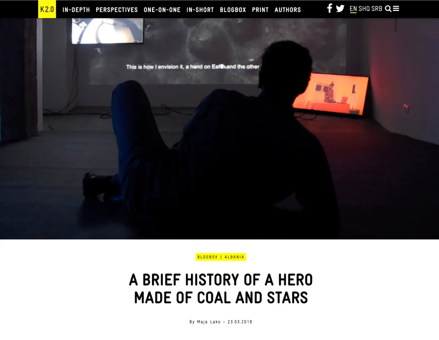 A brief history of a hero made of coal and stars